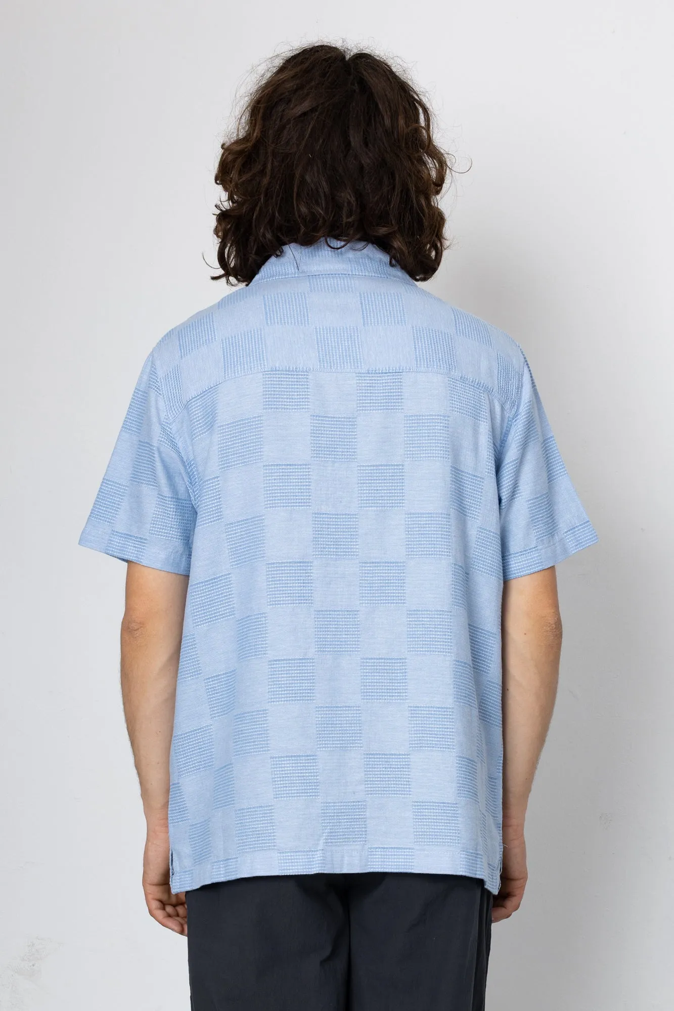 Patch Short Sleeve Shirt - New Blue sold by Folk product image thumbnail 4