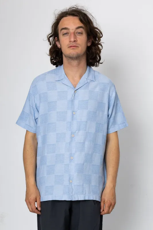 Patch Short Sleeve Shirt - New Blue made by Folk