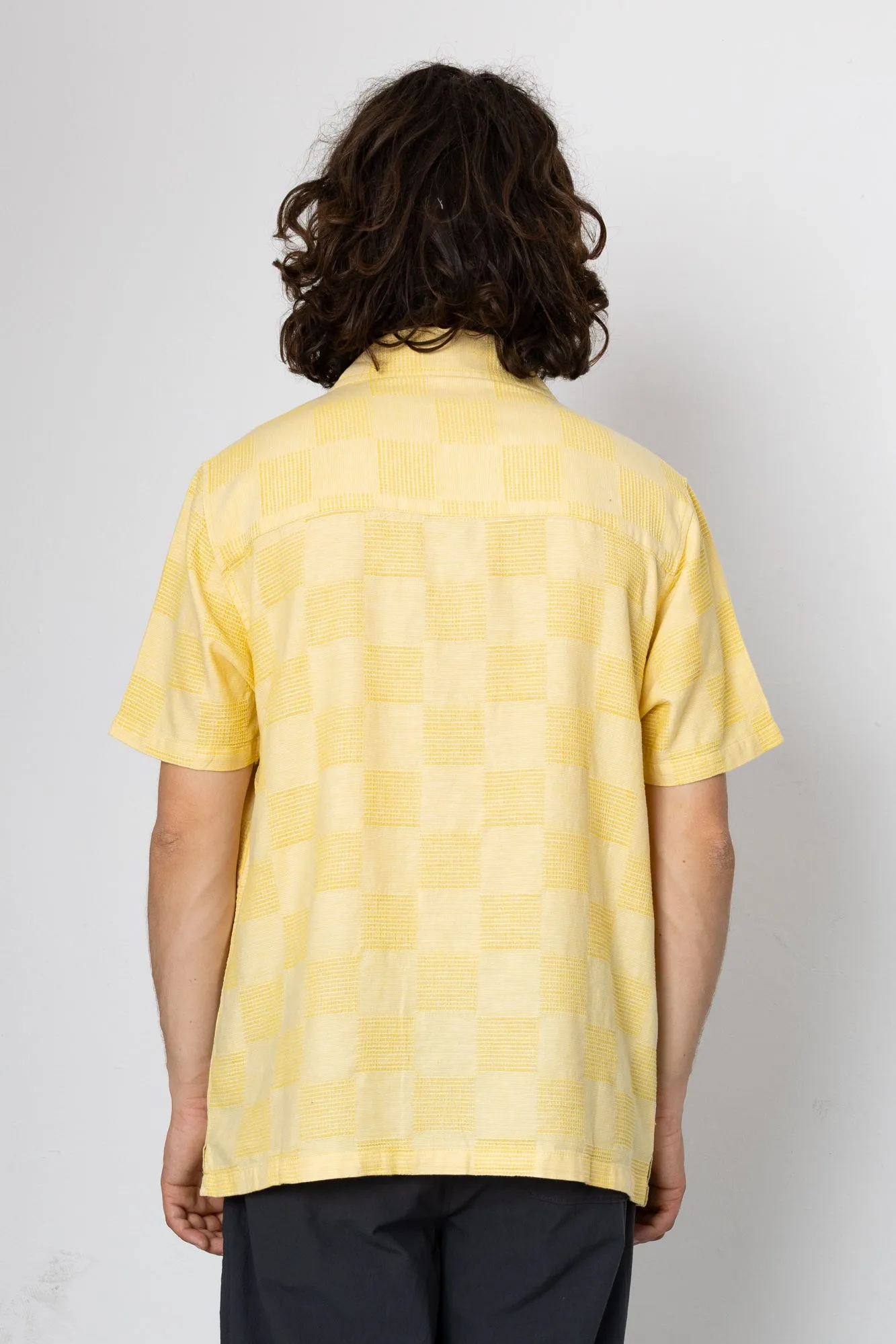 Patch Short Sleeve Shirt - Soft Yellow sold by Folk product image thumbnail 4