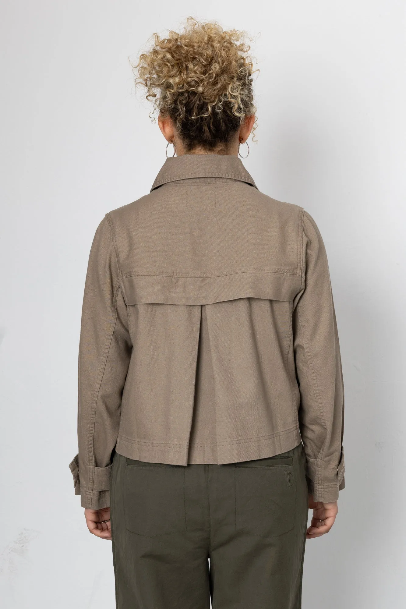 Edi Linen Blend Jacket - Tobacco sold by Folk product image thumbnail 4
