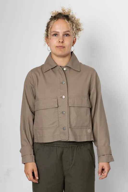 Edi Linen Blend Jacket - Tobacco made by Folk