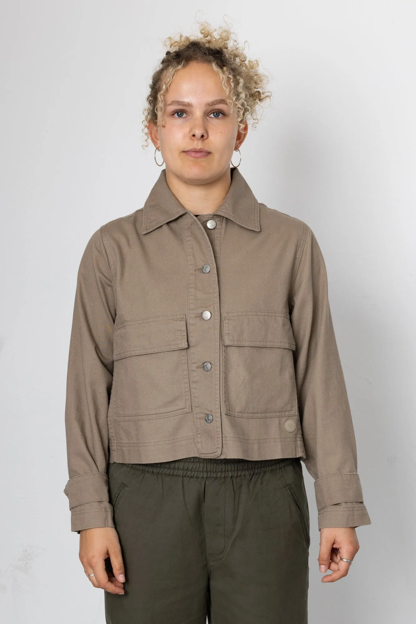 Edi Linen Blend Jacket - Tobacco sold by Folk