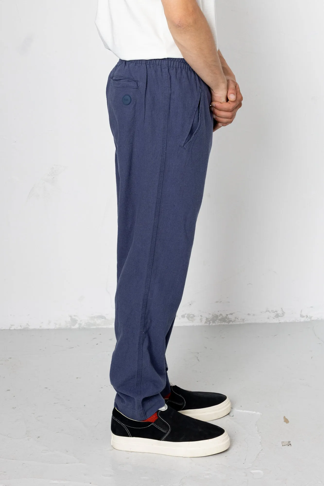 Darwin Assembly Crinkle Trouser - Blue sold by Folk product image thumbnail 3