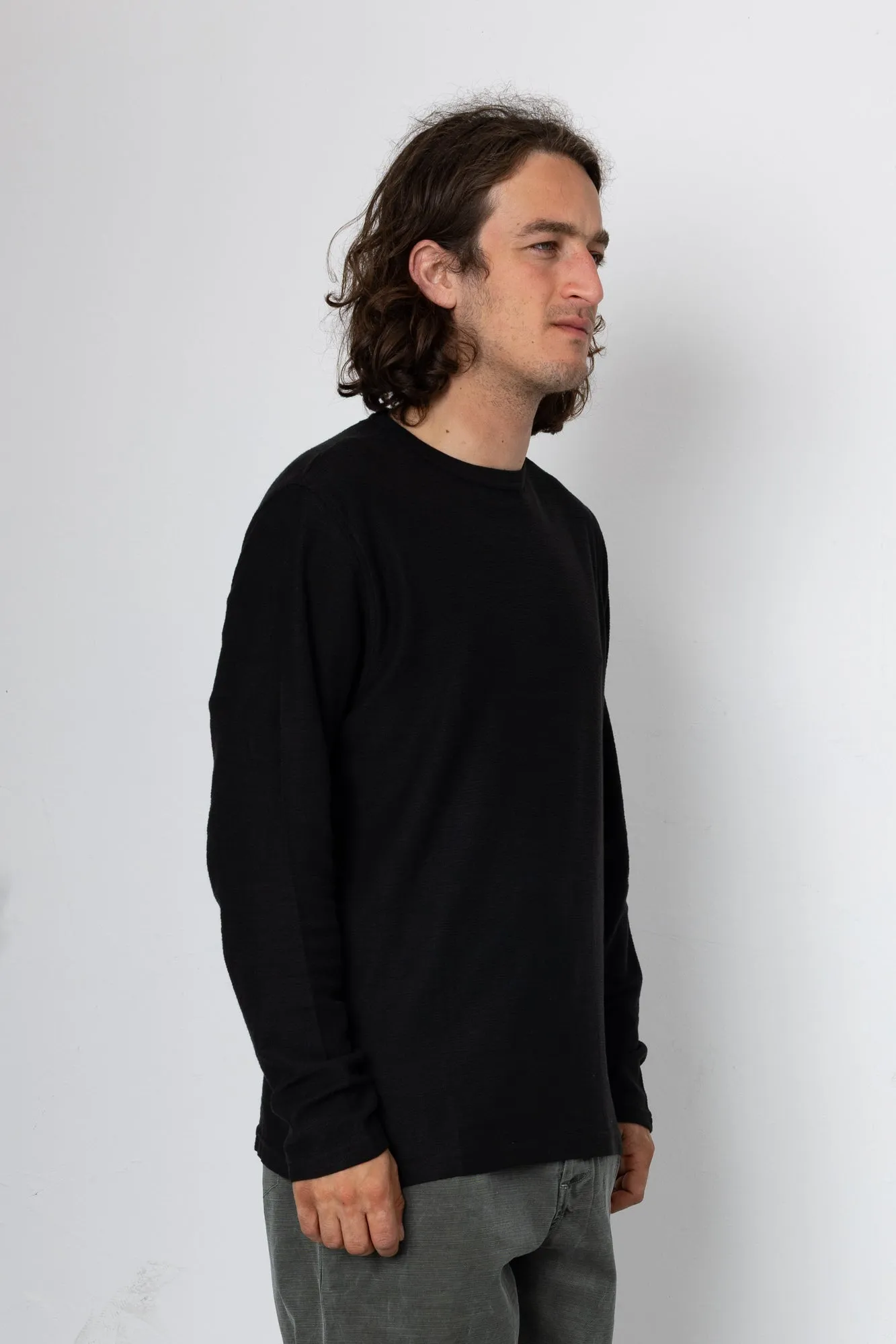 Ray Long Sleeve T-Shirt - Black sold by Folk product image thumbnail 2
