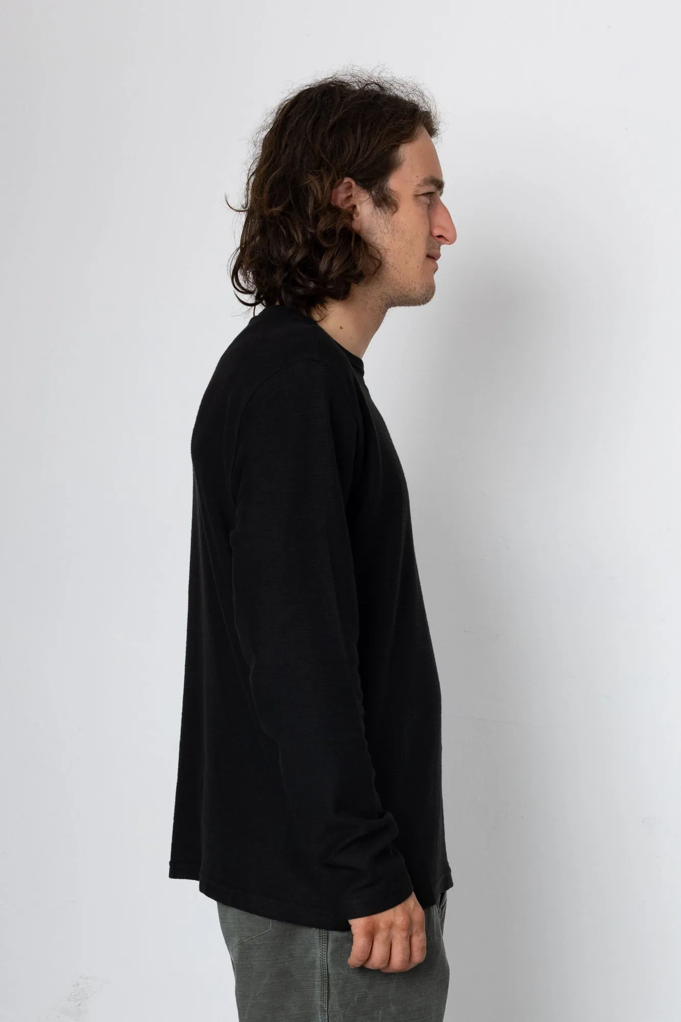 Ray Long Sleeve T-Shirt - Black sold by Folk product image thumbnail 3