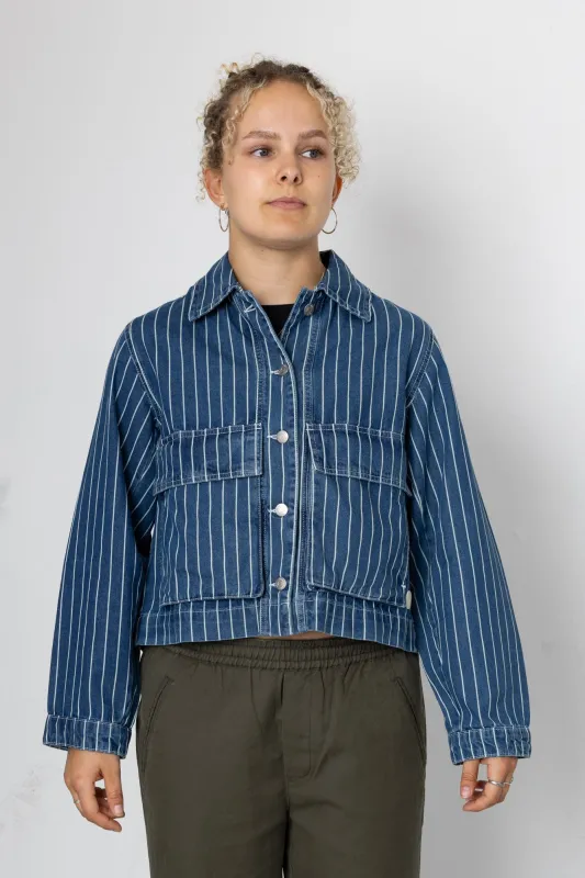 Blake Jacket - Indigo Stripe made by Folk