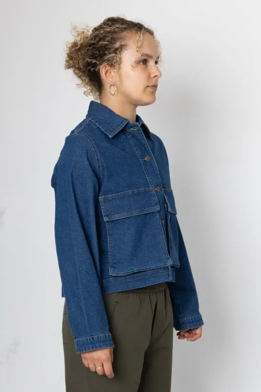 Blake Jacket - Mid Wash Denim made by Folk