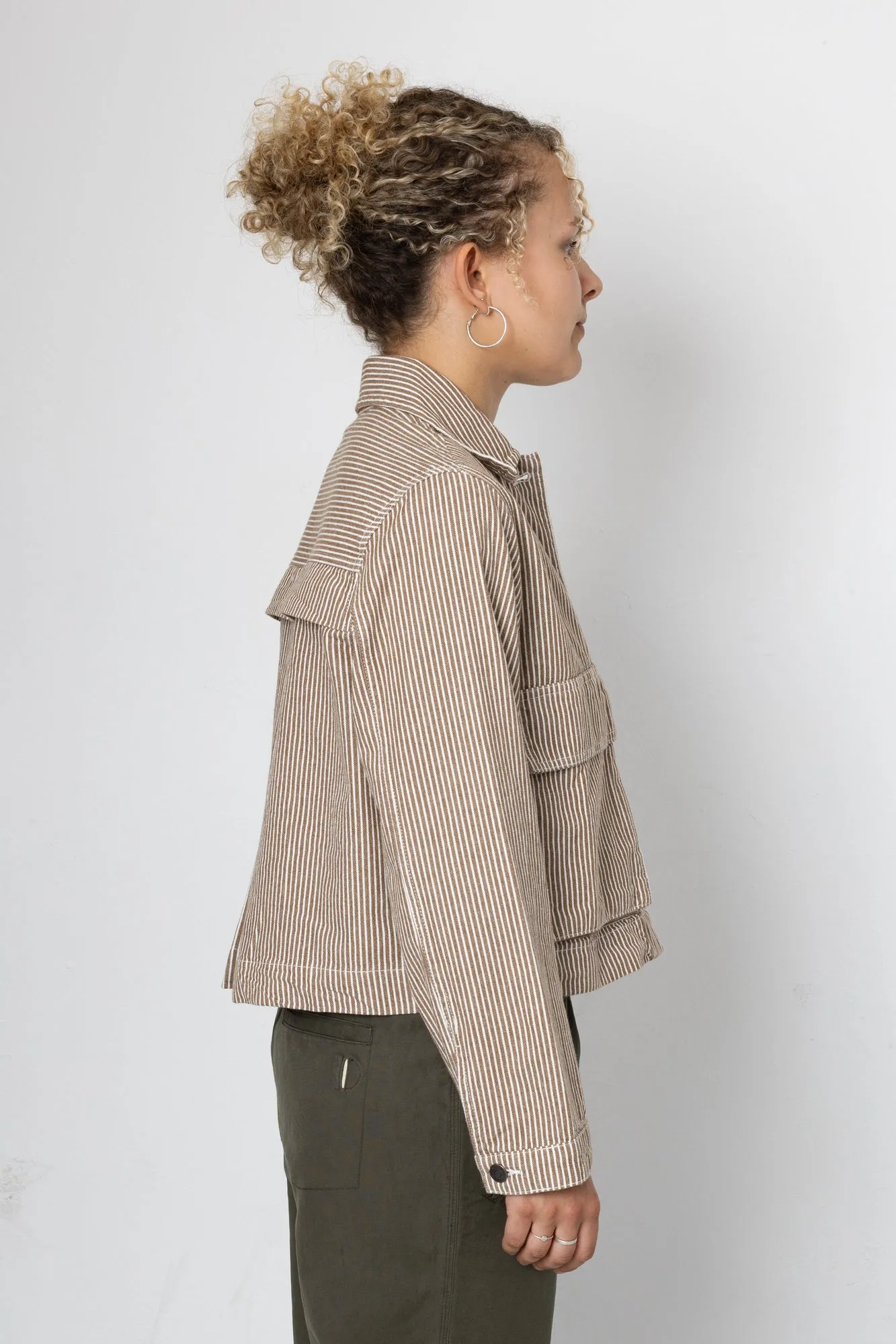 Blake Jacket - Partridge Stripe sold by Folk product image thumbnail 3
