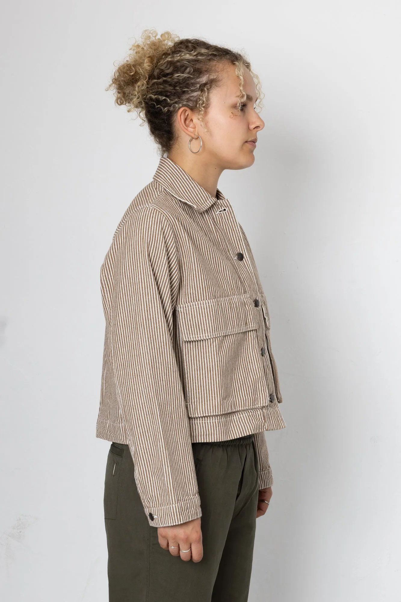 Blake Jacket - Partridge Stripe sold by Folk product image thumbnail 2