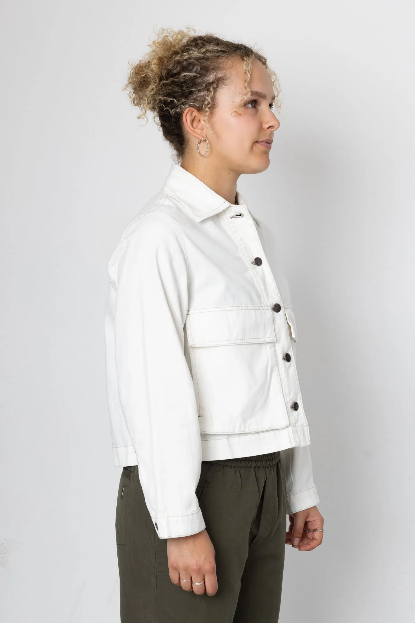 Blake Jacket - Bright Ecru sold by Folk product image thumbnail 2