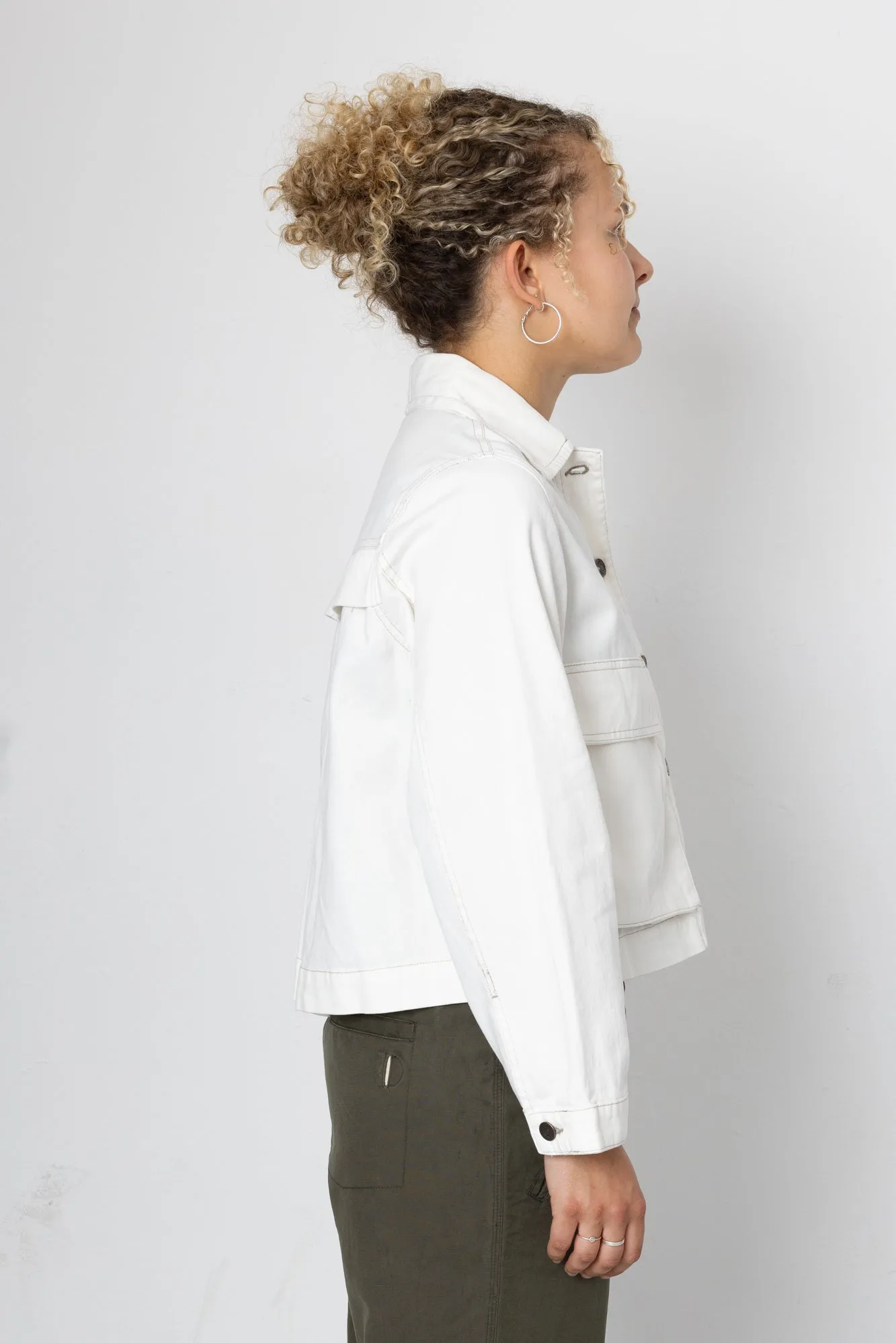 Blake Jacket - Bright Ecru sold by Folk product image thumbnail 3