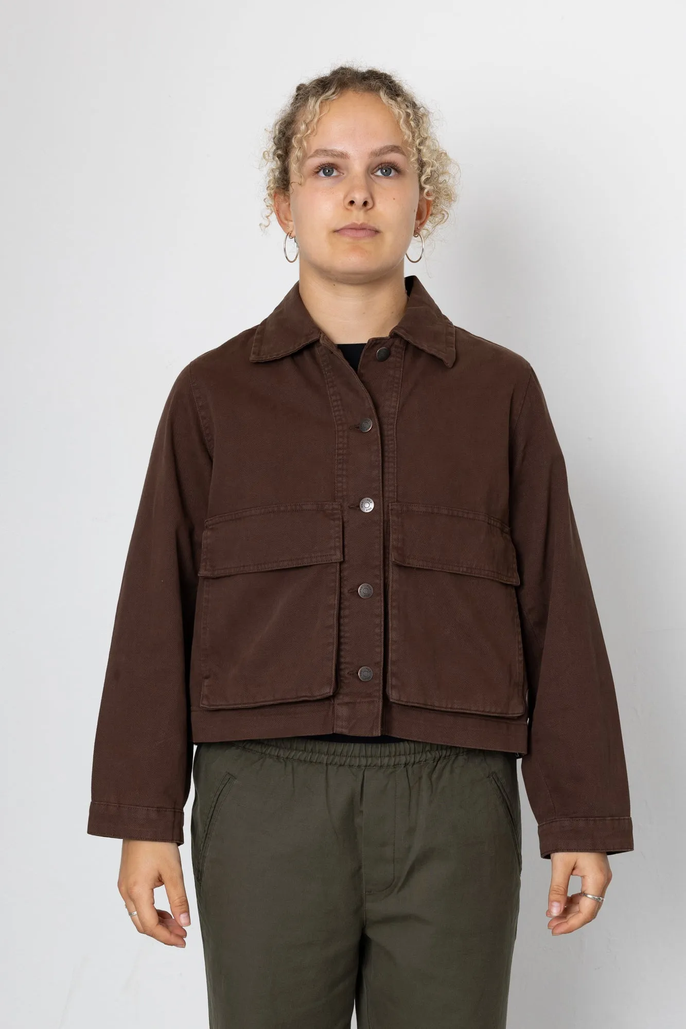 Blake Jacket - Chocolate Brown sold by Folk