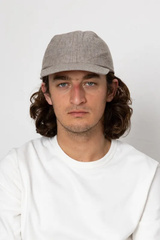 6 Panel Cap - Taupe Texture made by Folk