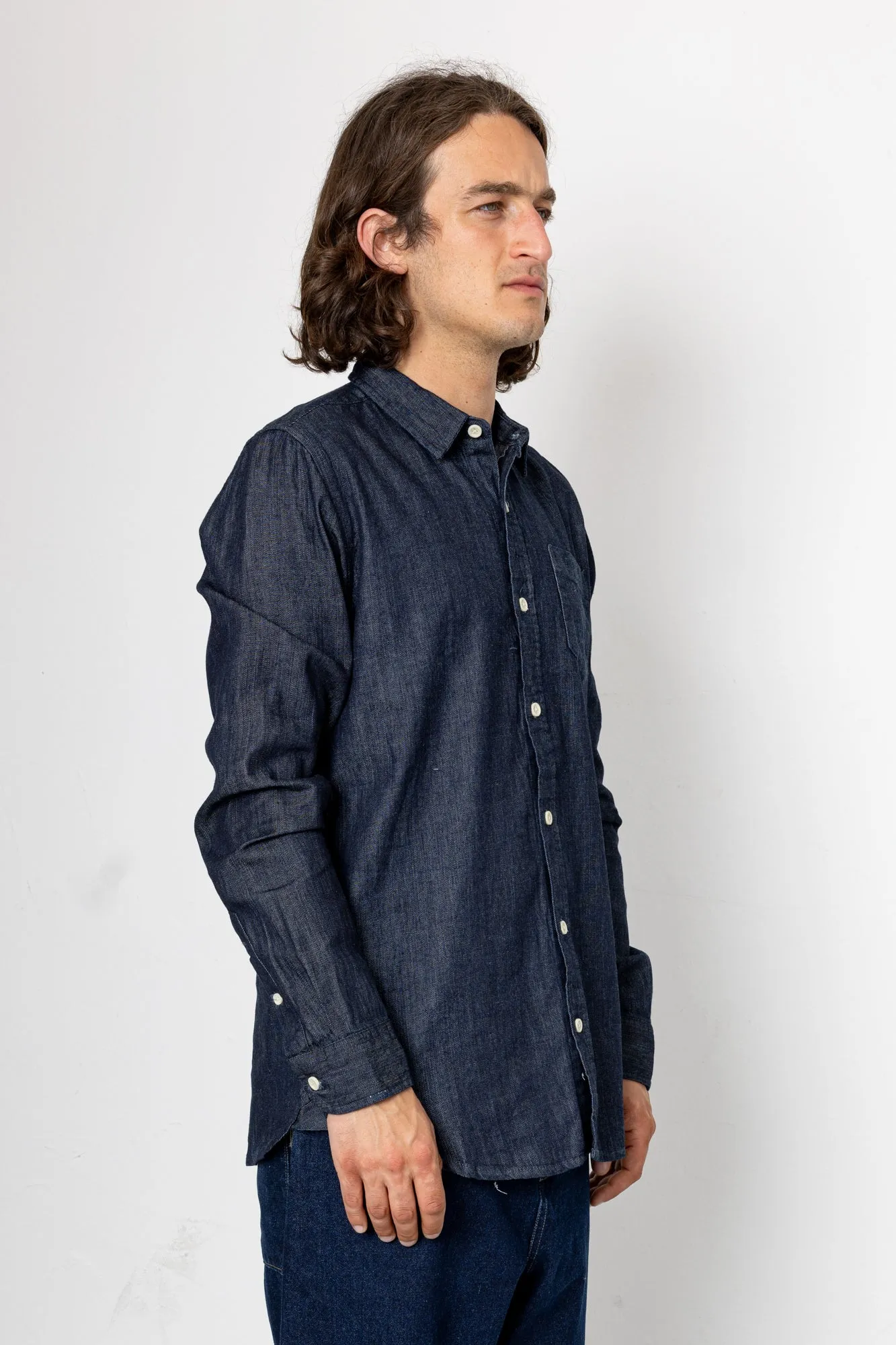 Walker Shirt - Rinse Wash sold by Folk product image thumbnail 2