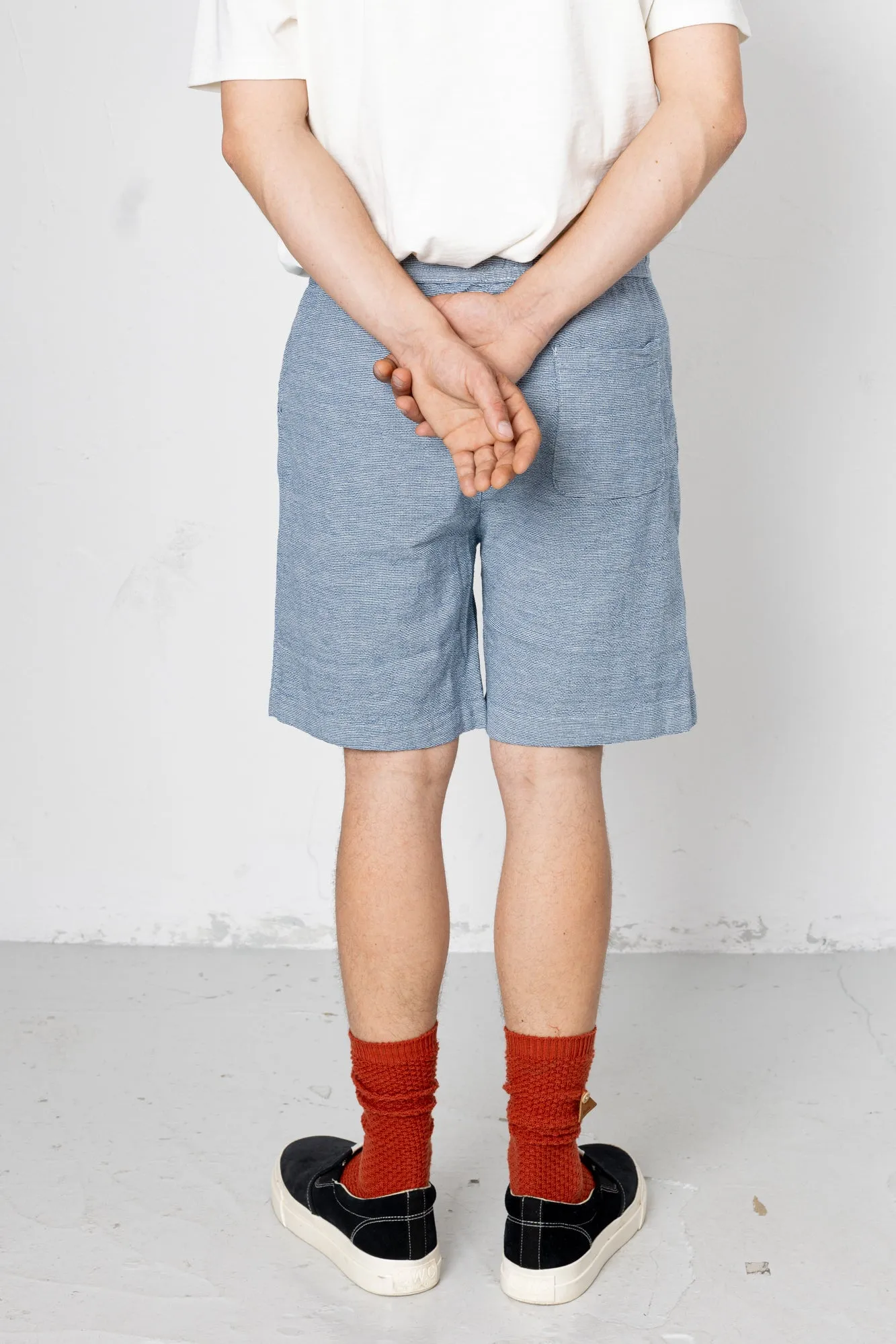 End on End Shorts - Blue / White sold by Folk product image thumbnail 4