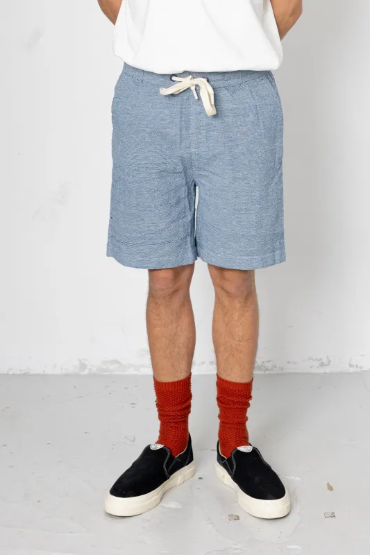 End on End Shorts - Blue / White made by Folk