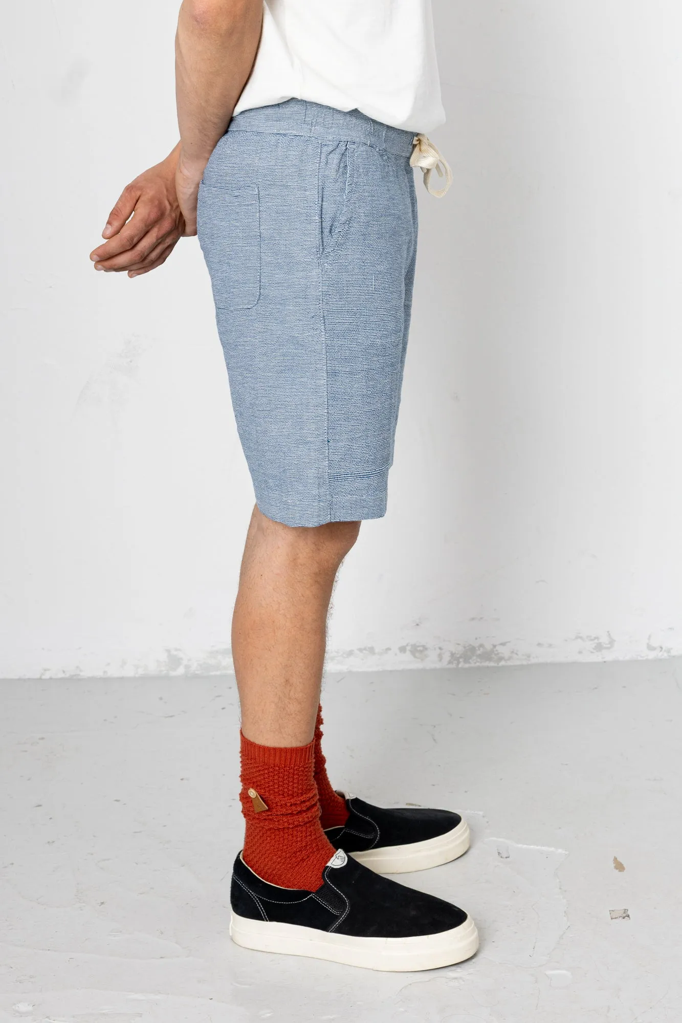 End on End Shorts - Blue / White sold by Folk product image thumbnail 3