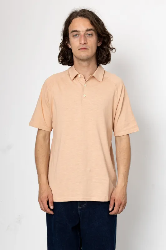 Will Slub Polo - Terracotta made by Folk