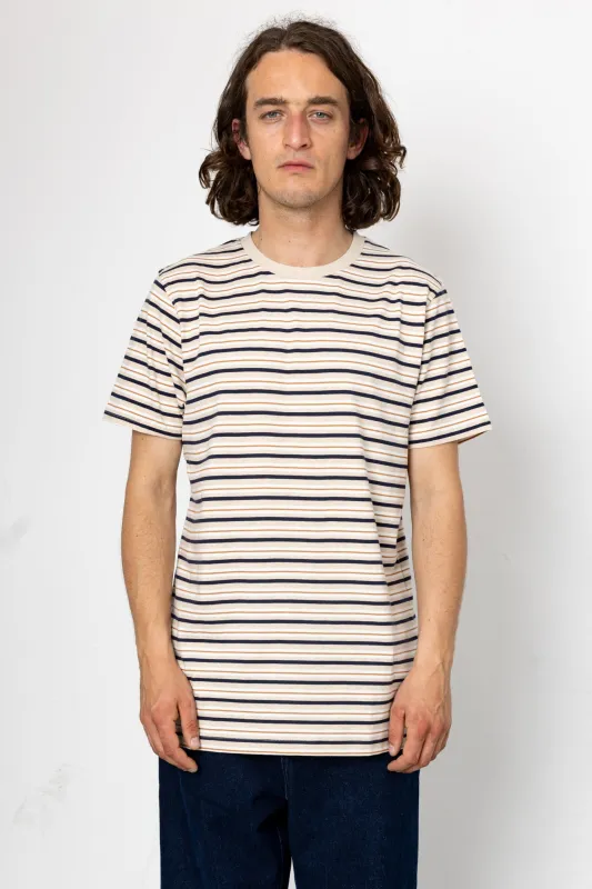 Cane T-Shirt - Tobacco Stripe made by Folk
