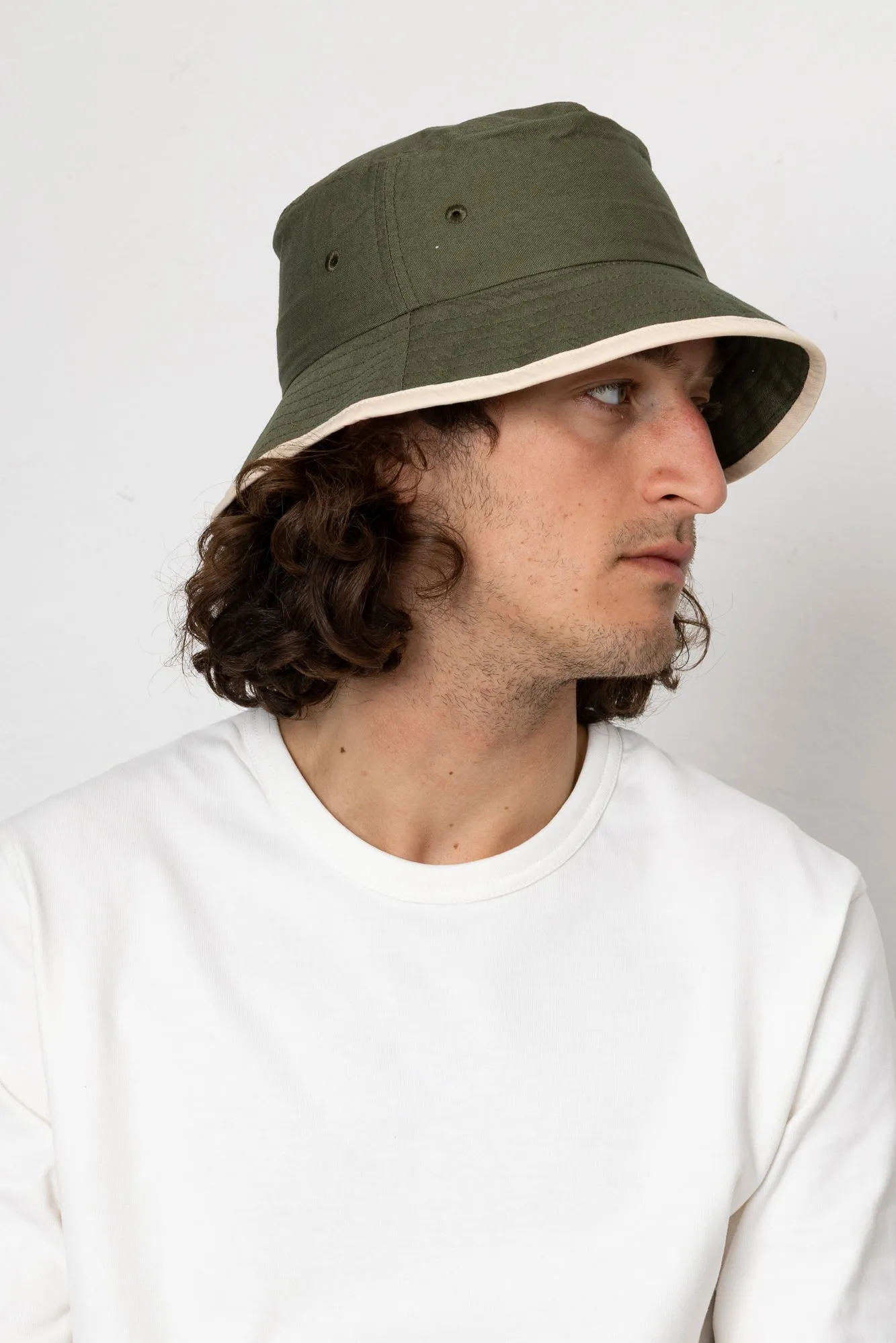 Bucket Hat - Olive sold by Folk product image thumbnail 2