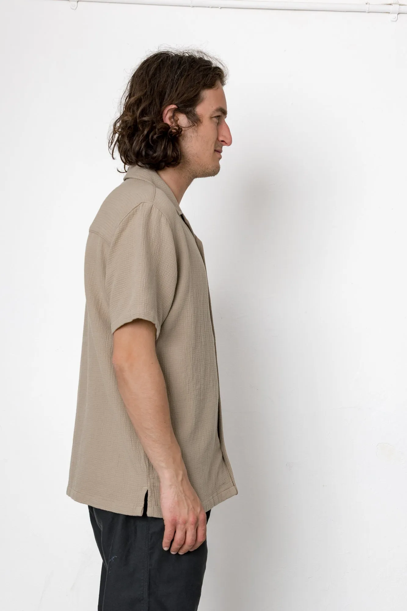 Elridge Shirt - Light Mushroom sold by Folk product image thumbnail 3