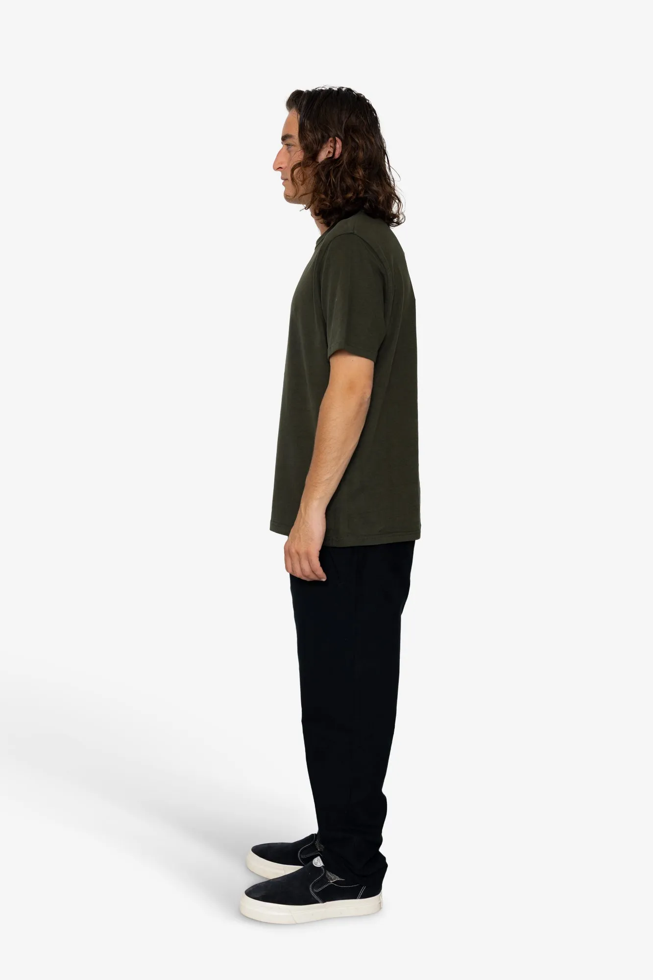 Prime T-Shirt - Dark Khaki sold by Folk product image thumbnail 4