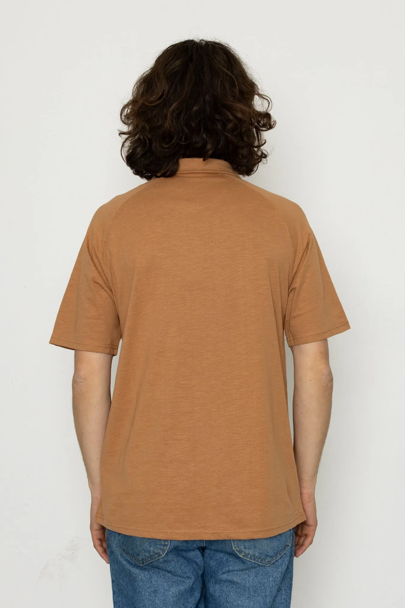 Will Slub Polo - Tan sold by Folk product image thumbnail 4