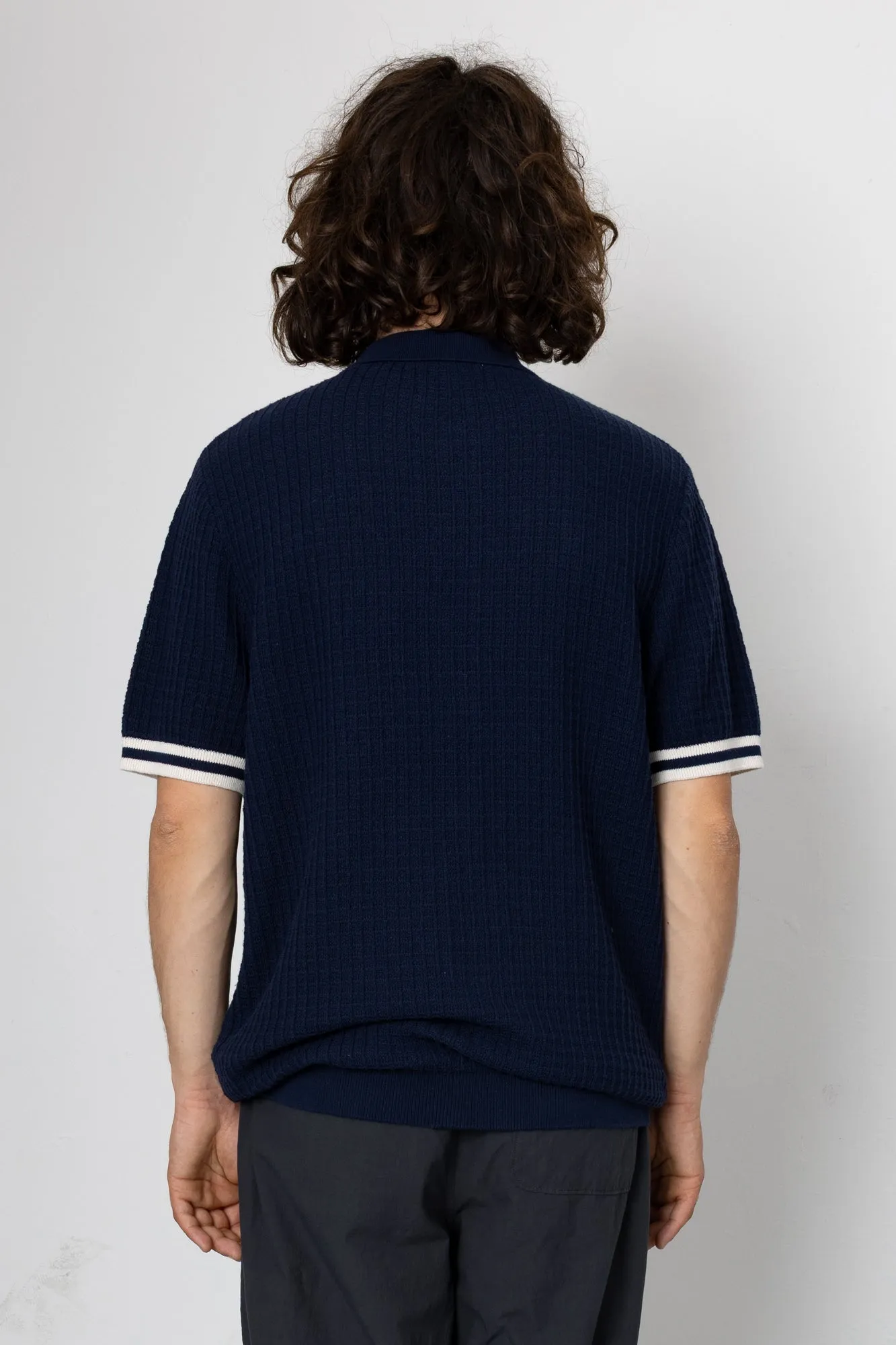Beech Tipped Button Through - Navy / Ecru sold by Folk product image thumbnail 4