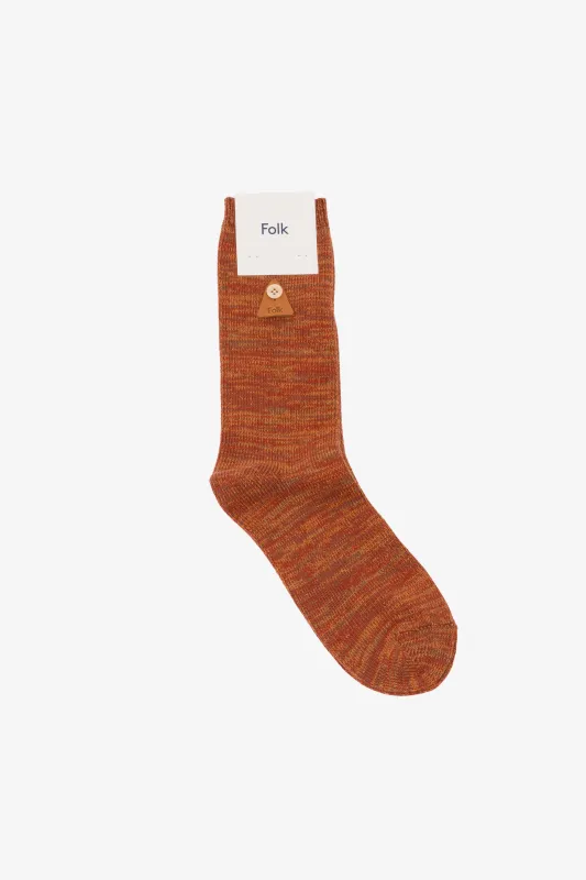 Melange Socks - Amber Mix made by Folk