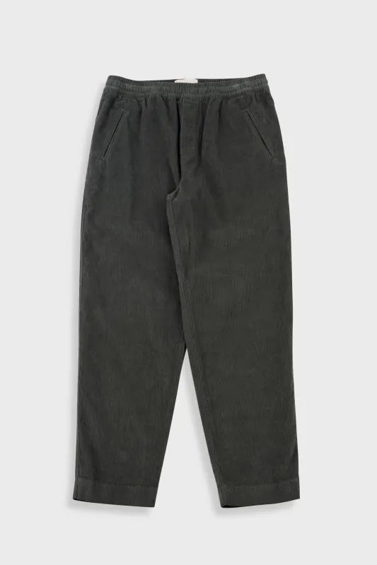 Drawcord Assembly Pant - Deep Sage Cord made by Folk