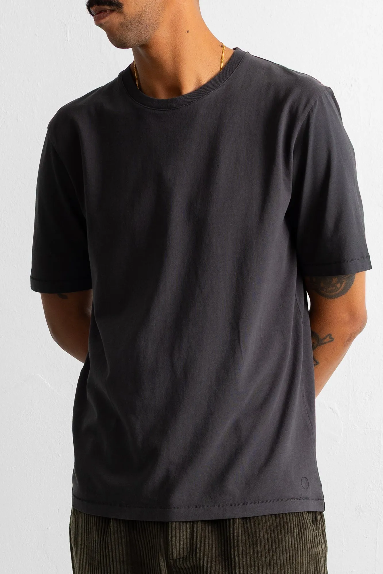 Contrast Sleeve T-Shirt - Black sold by Folk product image thumbnail 4