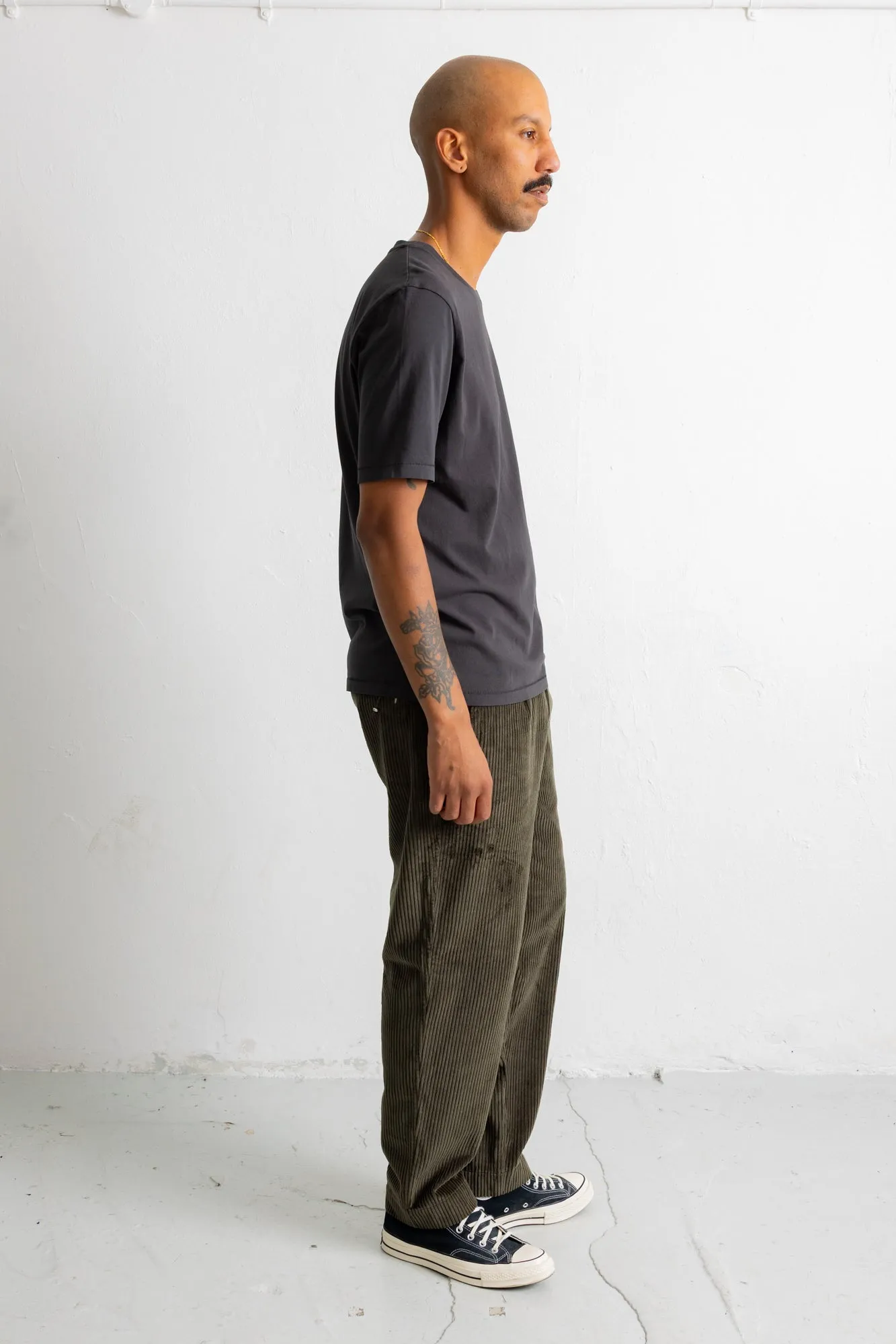 Contrast Sleeve T-Shirt - Black sold by Folk product image thumbnail 5