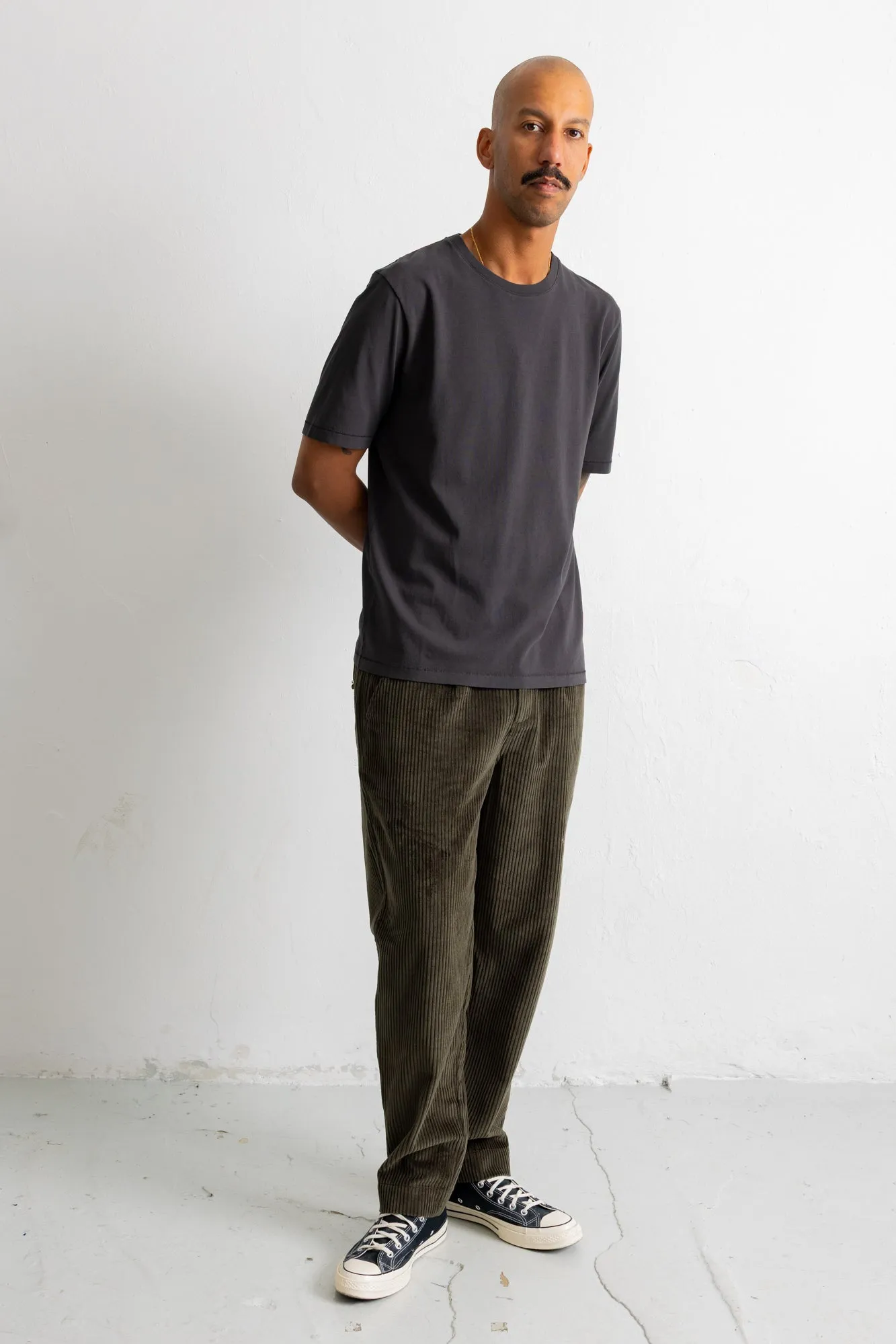 Contrast Sleeve T-Shirt - Black sold by Folk product image thumbnail 3