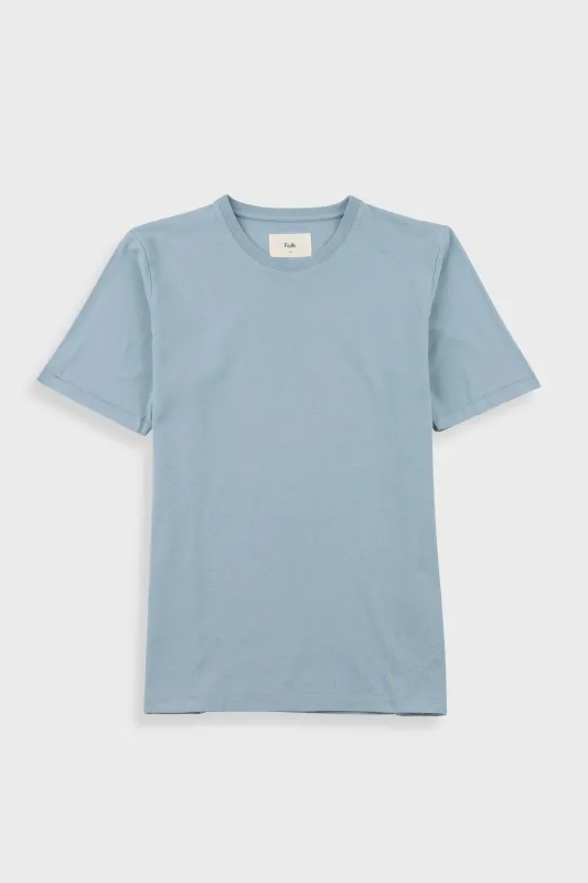 Contrast Sleeve T-Shirt - Blue Oxide made by Folk