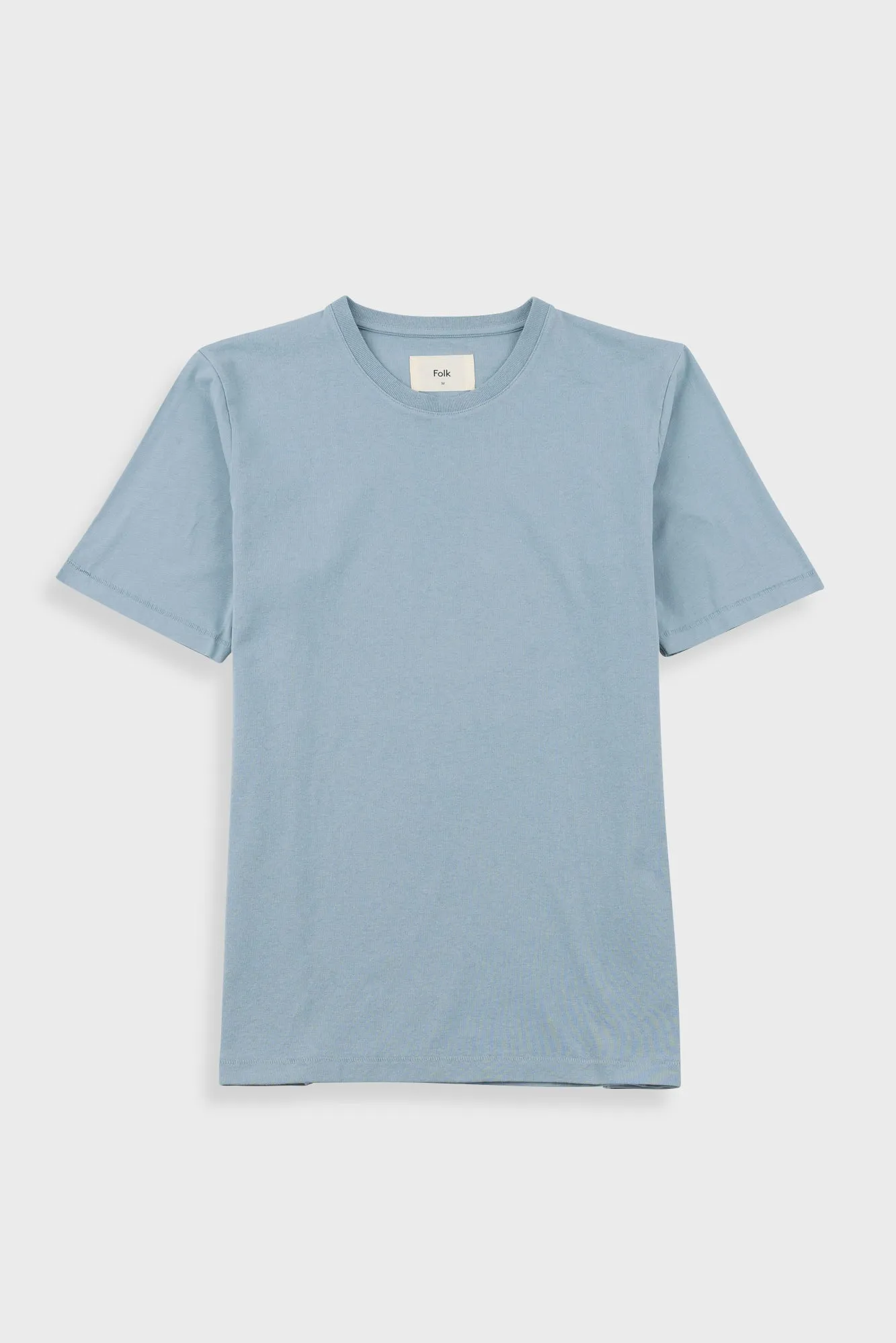 Contrast Sleeve T-Shirt - Blue Oxide sold by Folk