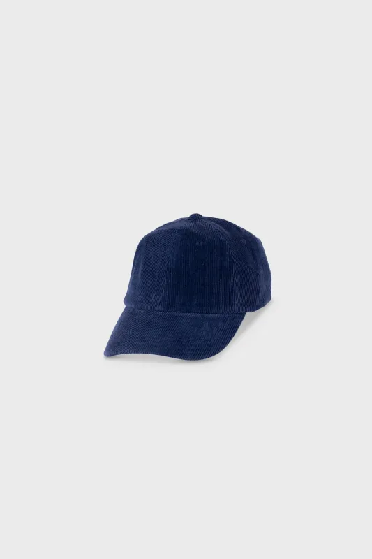 Corduroy Cap - Soft Navy made by Folk
