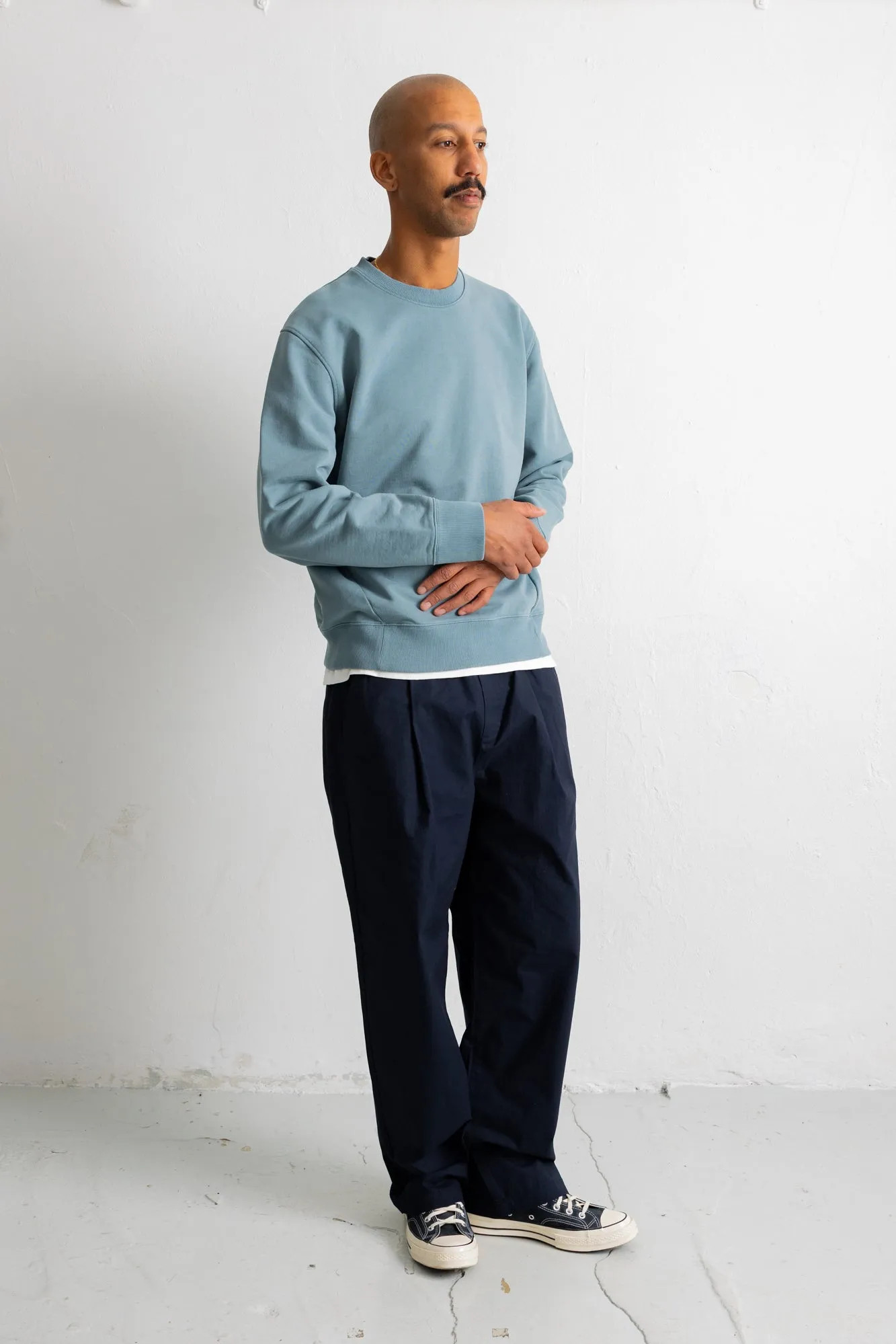 Drawcord Loose Trousers - Navy Ripstop sold by Folk product image thumbnail 4