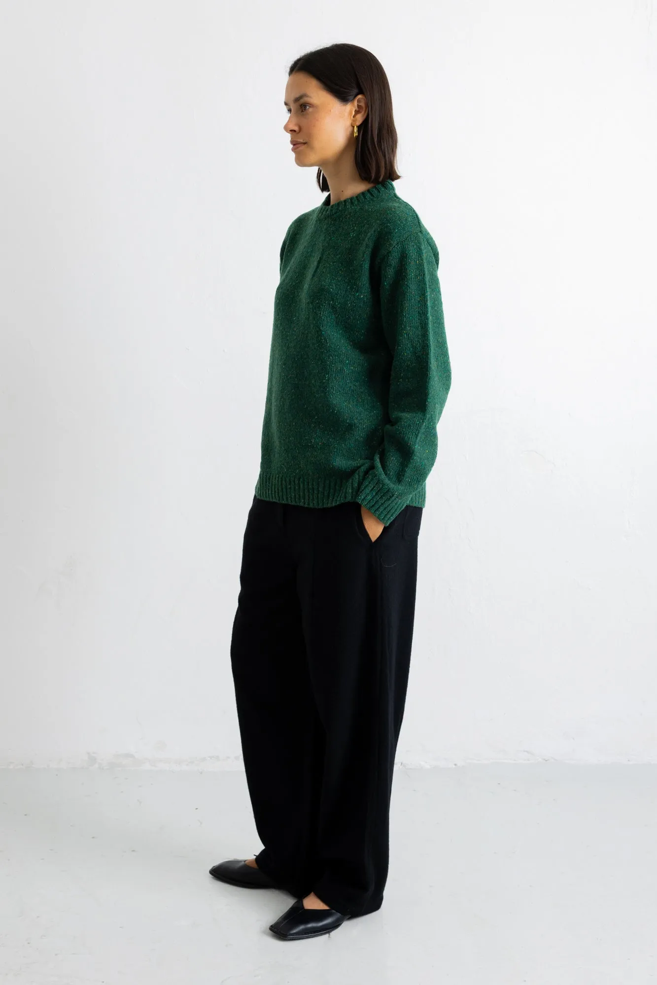 Crew Jumper - Bottle Green sold by Folk product image thumbnail 4