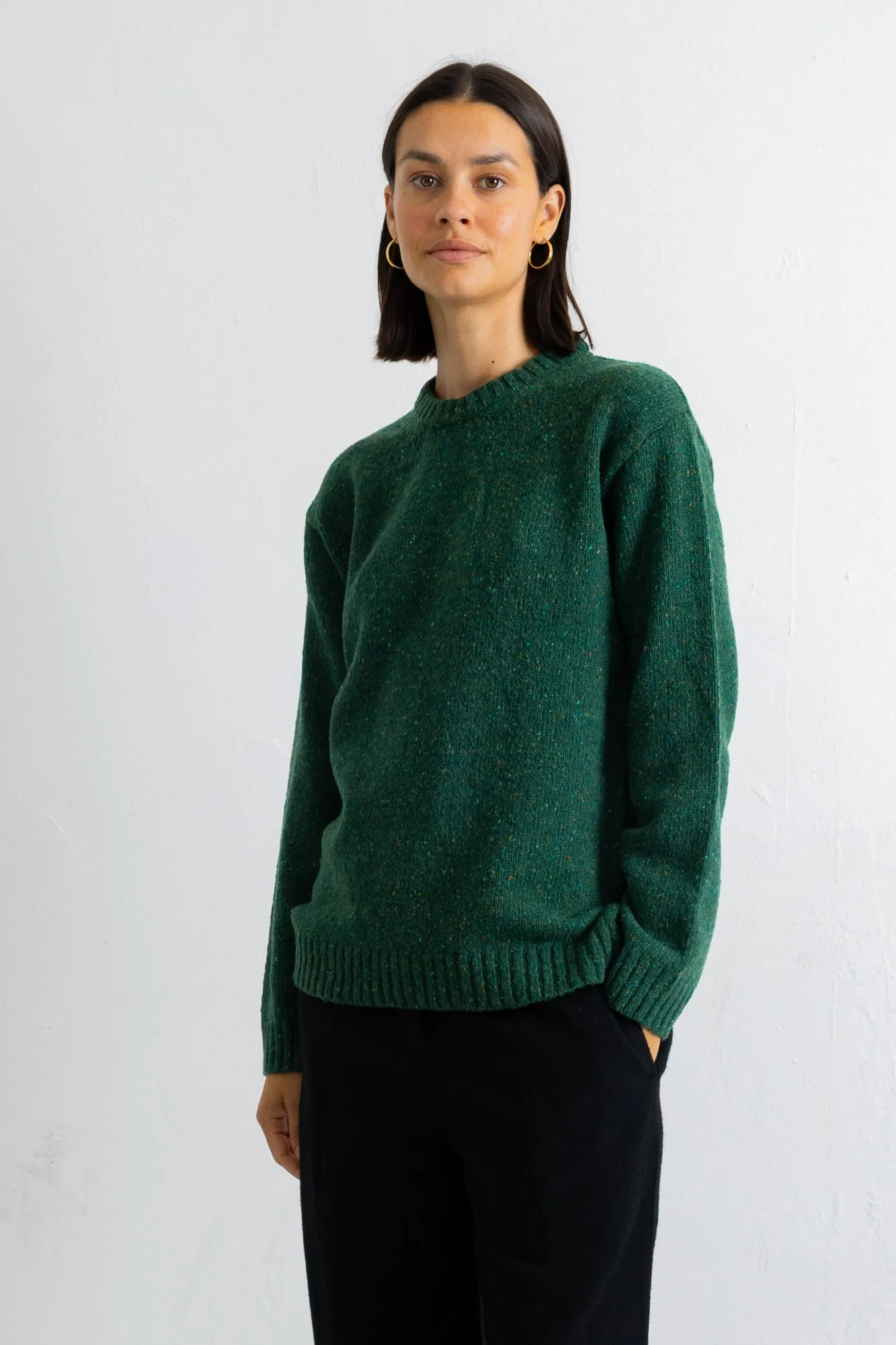 Crew Jumper - Bottle Green sold by Folk product image thumbnail 2