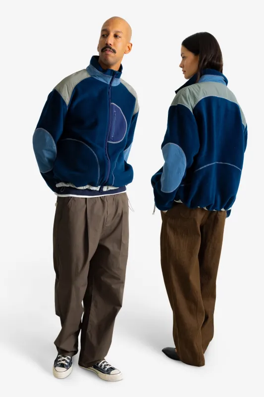 Curve Fleece - Rich Navy made by Folk