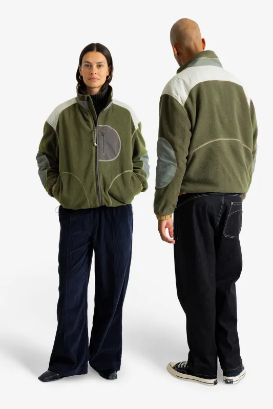 Curve Fleece - Olive made by Folk