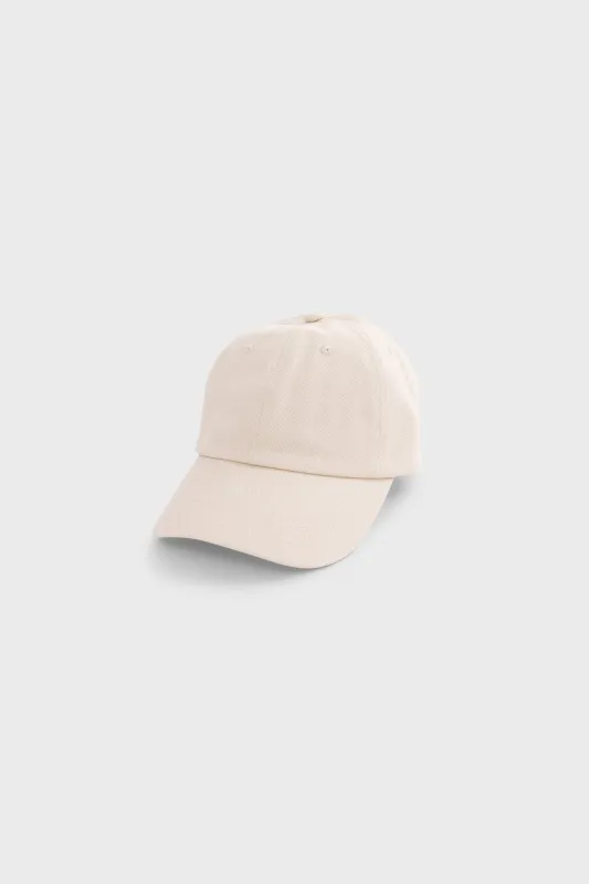 Twill Cap - Ecru Twill made by Folk