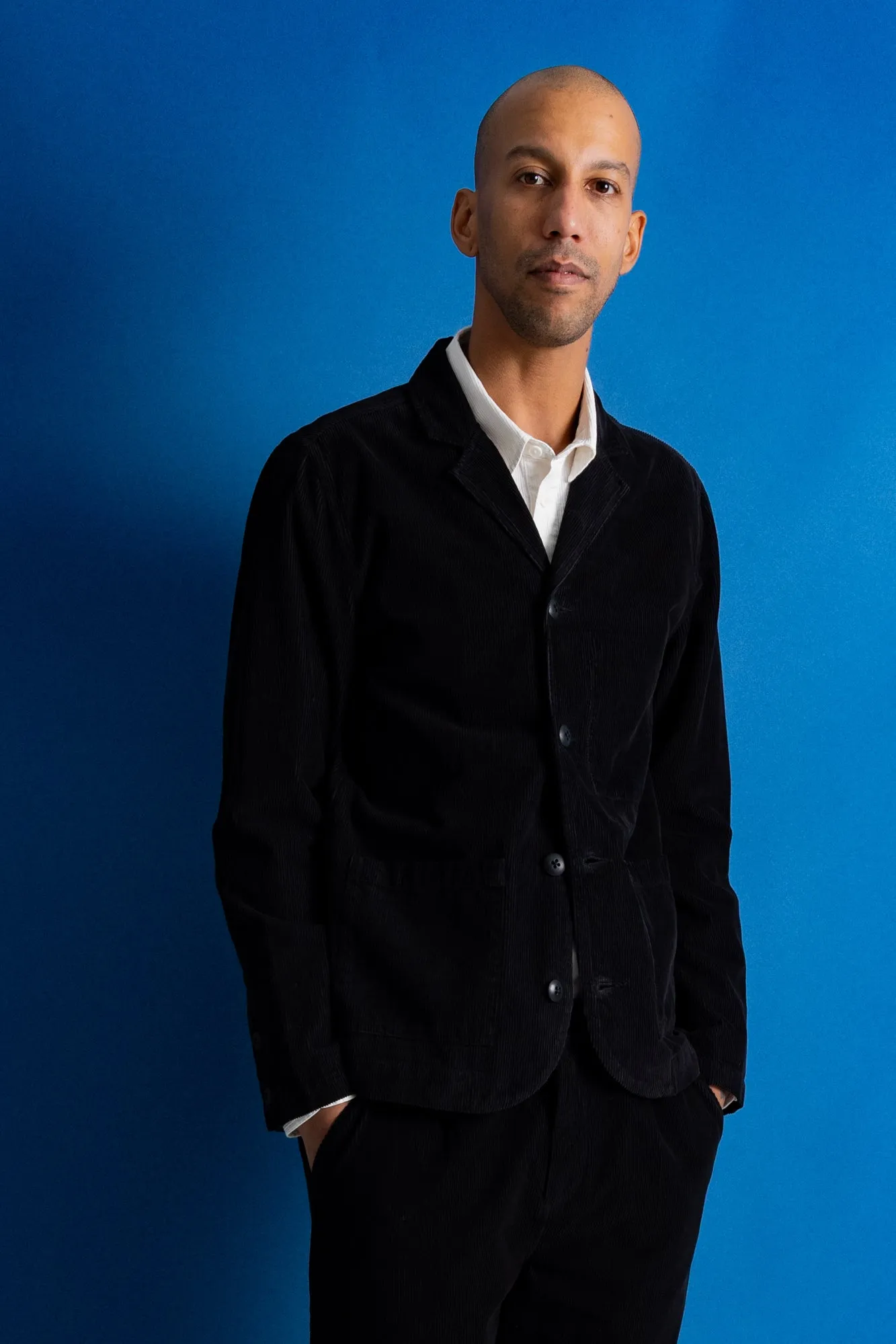 Patch Jacket - Black Cord sold by Folk product image thumbnail 3