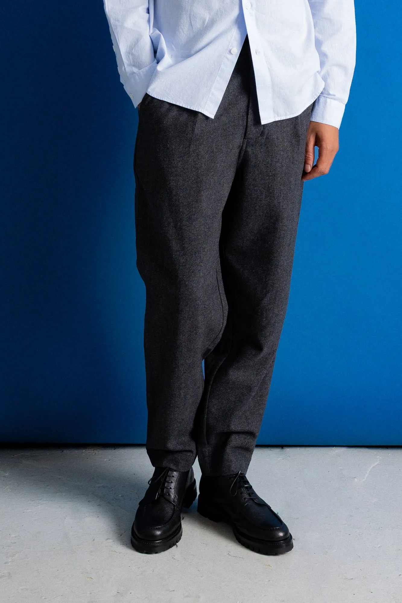 Assembly Suit - Charcoal Melange Wool sold by Folk product image thumbnail 4