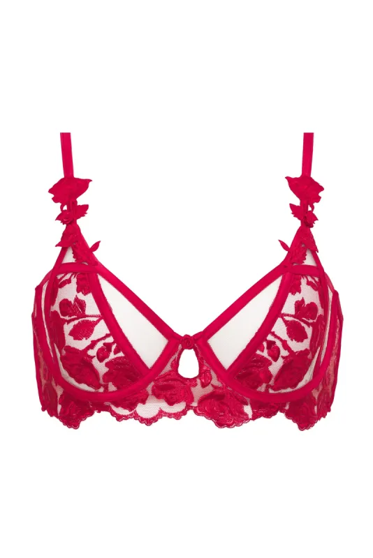 Romantic Roses Underwire Bra sold by For Love And Lemons