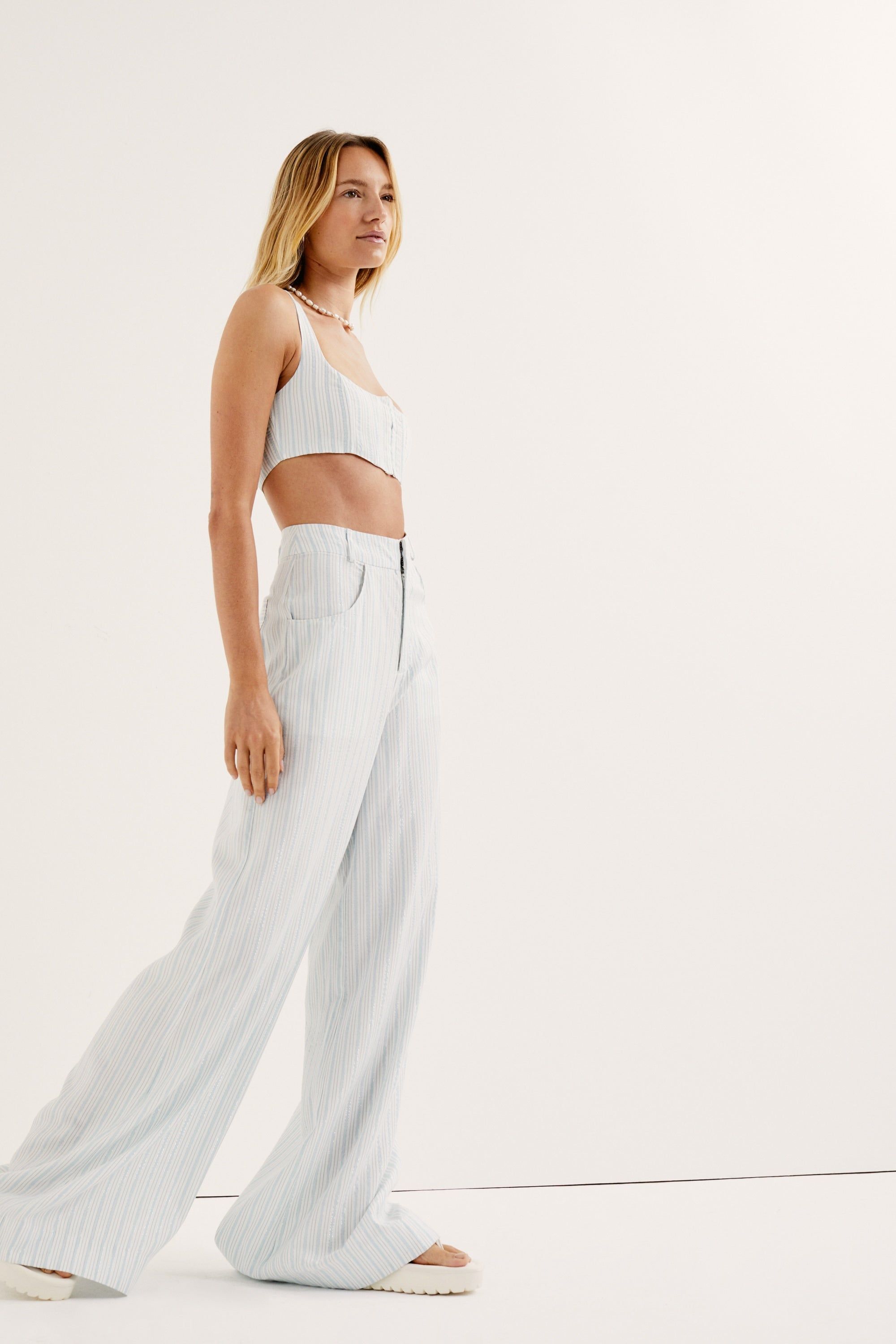Skyler Wide Leg Pant sold by For Love And Lemons product image thumbnail 3