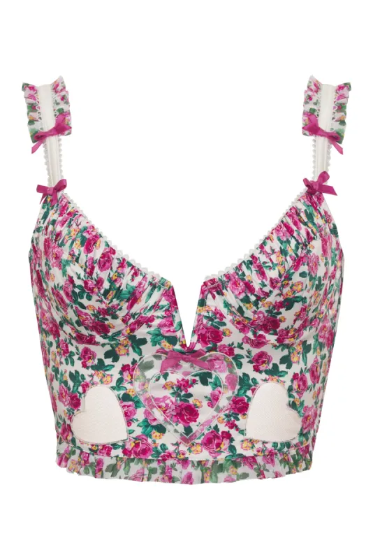 Heart Bloom Bustier made by For Love And Lemons