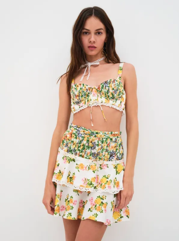 Rosalyn Crop Top sold by For Love And Lemons
