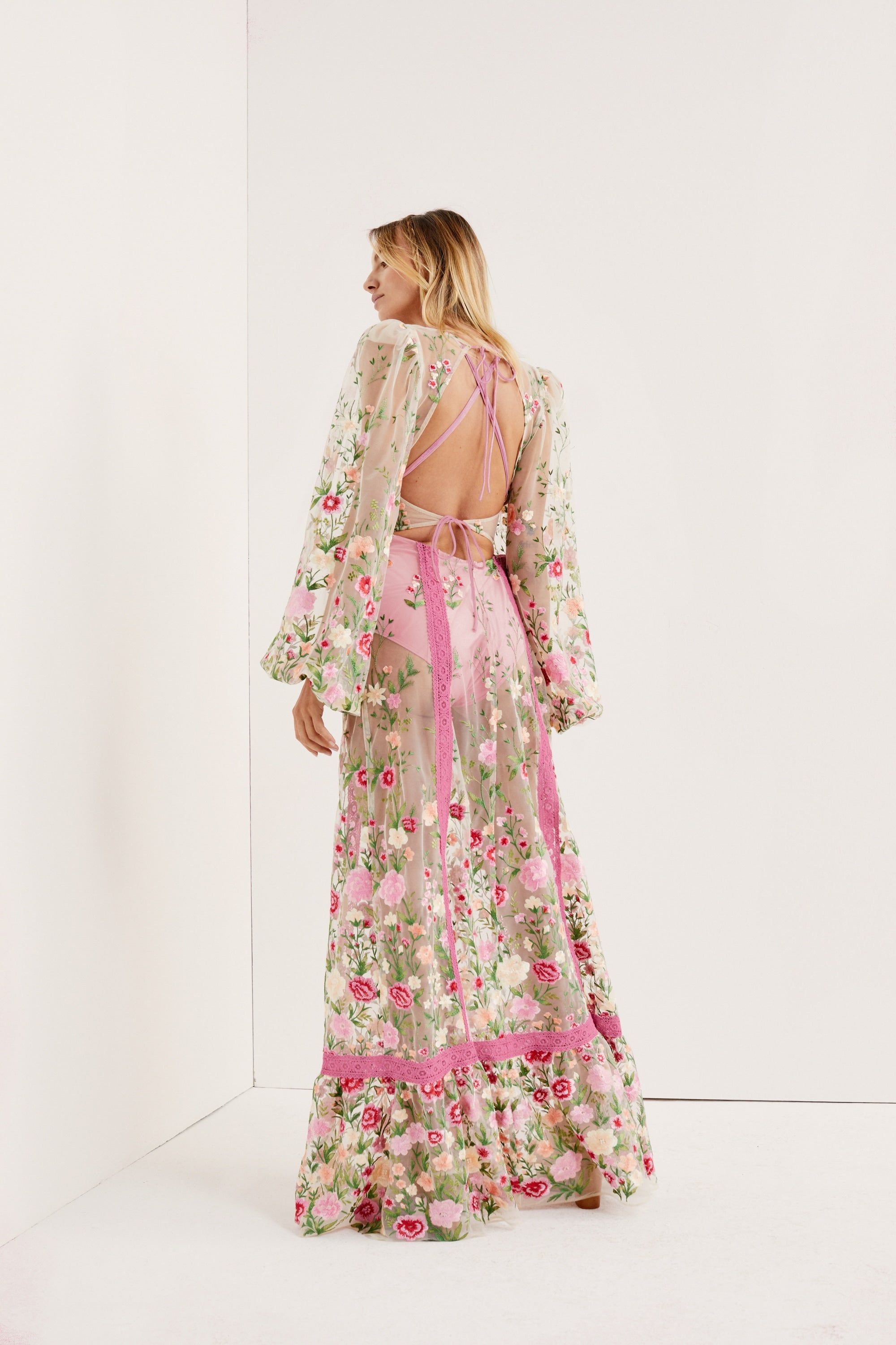 Luna Maxi Dress sold by For Love And Lemons product image thumbnail 4