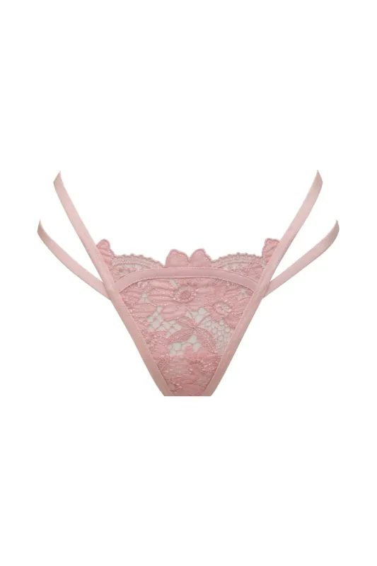 Aimee Floral Thong Panty sold by For Love And Lemons